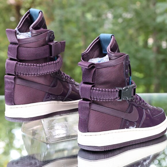 Nike SF Air Force 1 Premium Port Wine - Picture 10 of 14